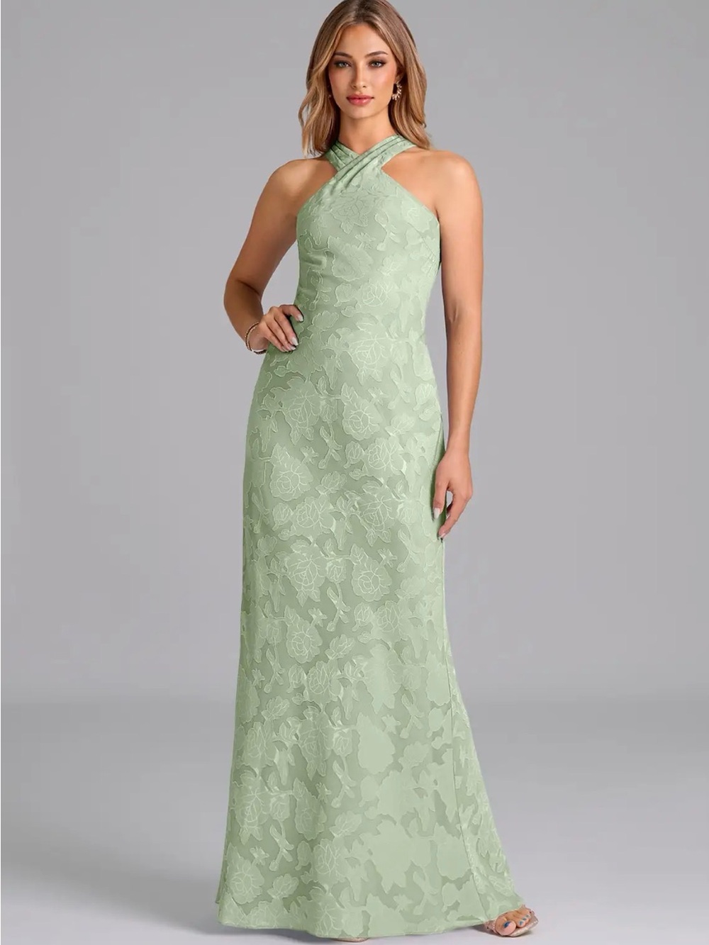 Dusty Sage Formal Dress